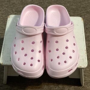 CROCS Light Pink Slip-On Loafers